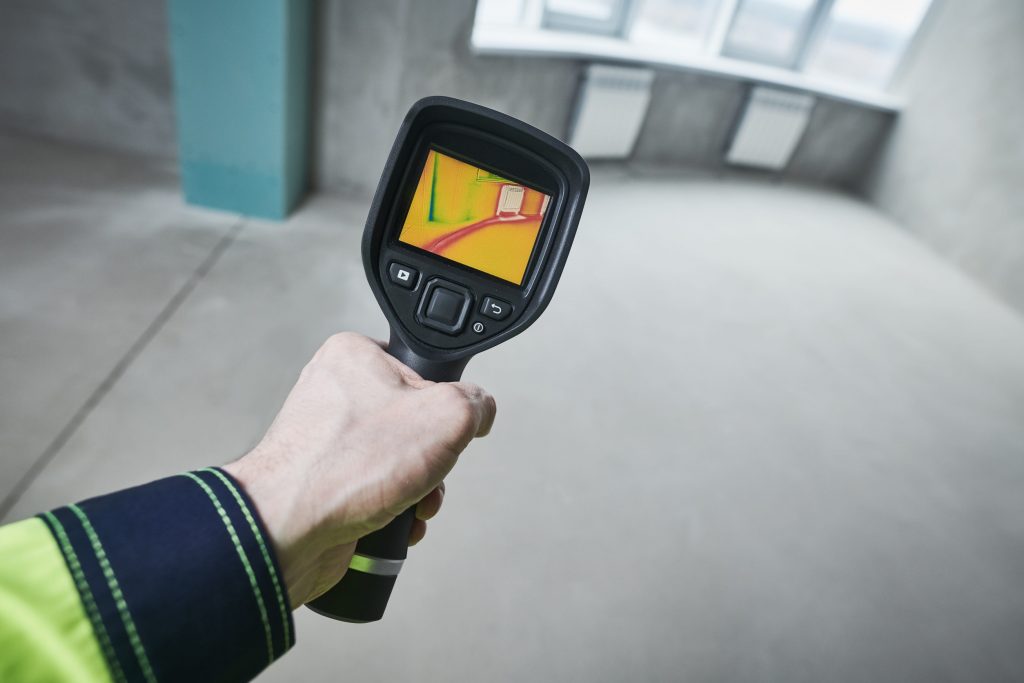 Water leak detection methods using thermal imaging leak detection